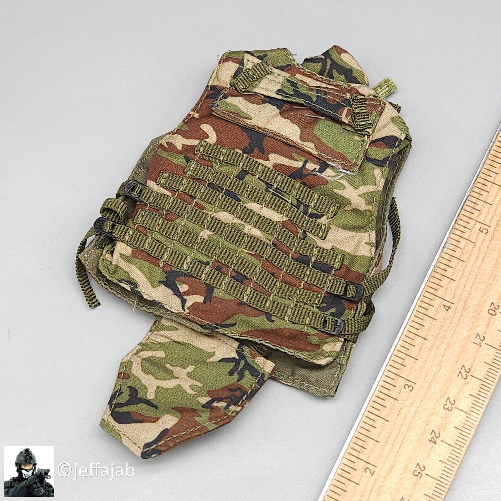 1:6 Very Hot Toys US Army EOD Woodland Interceptor Body Armor Vest 12" Figures