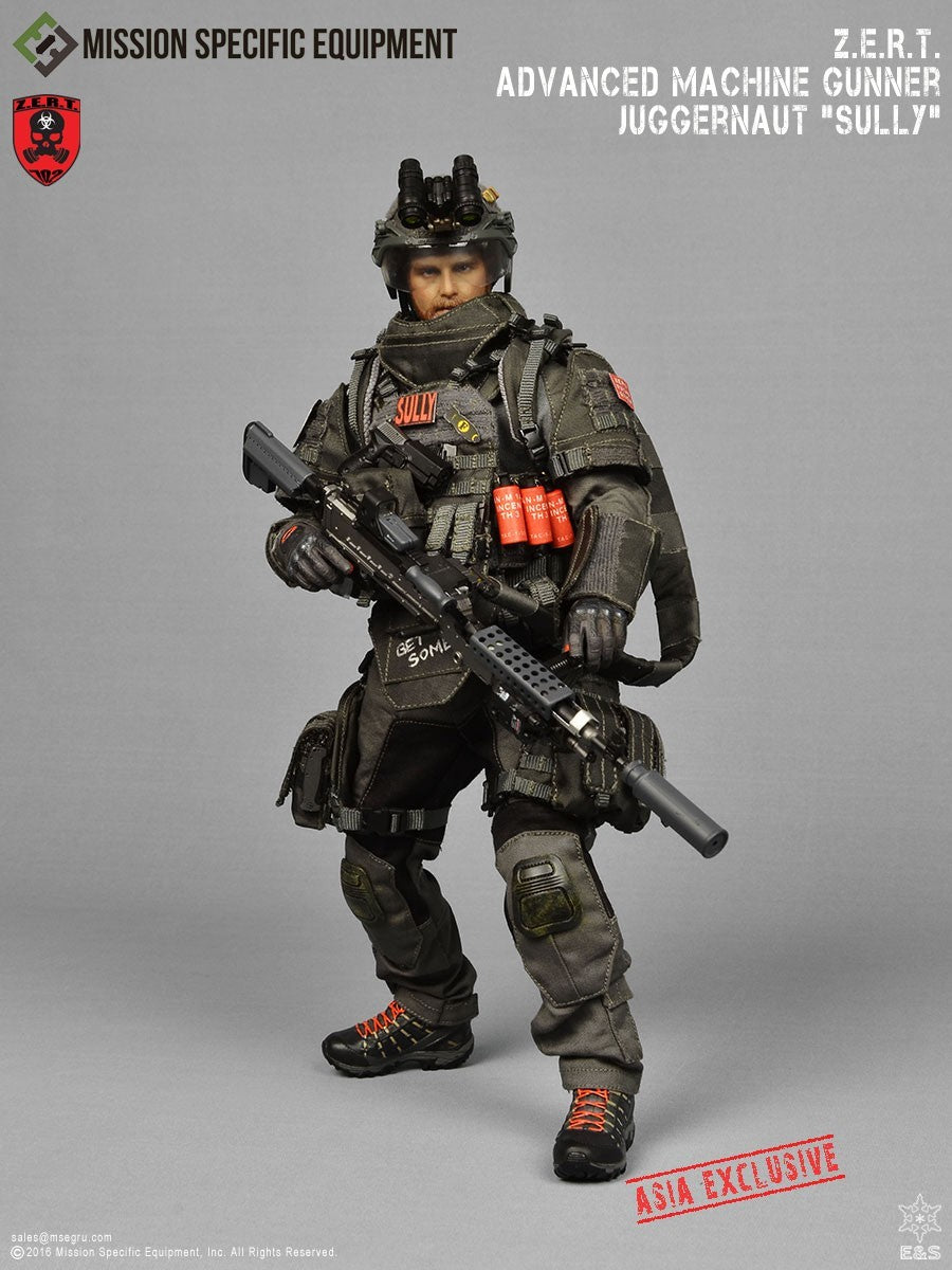 1:6 scale Easy & Simple ZERT Juggernaut Sully Gray 3 Cell M4 Ammo Pouch
