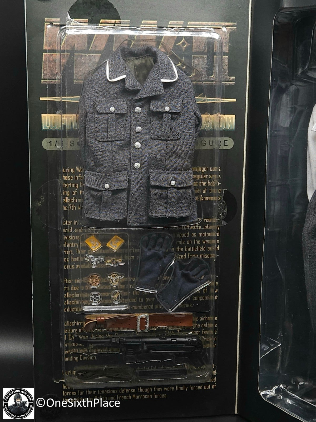 1:6 scale DID WWII German Richard Schlemm Luftwaffe Infantry Division 12" Figure