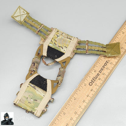 1:6 Easy & Simple CBRN Assault Team Multicam JPC 2.0 Plate Carrier w/ Mag Pouch