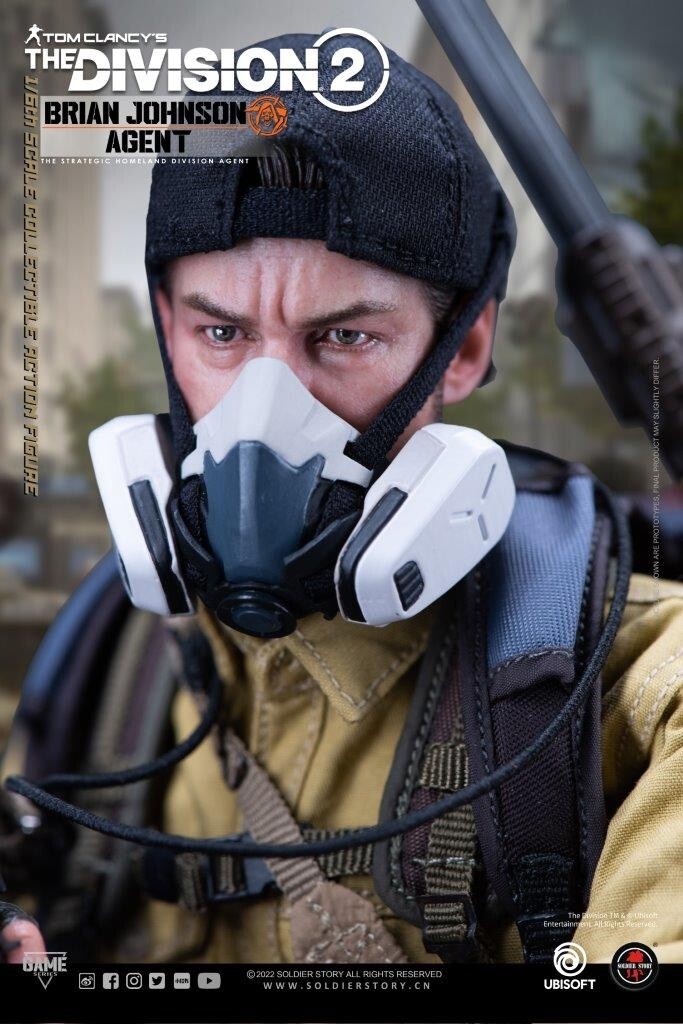 1:6 scale Soldier Story The Division 2 Agent Brian Johnson Gloved Hands