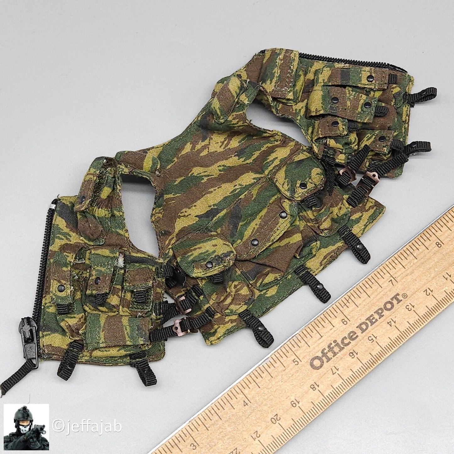 1:6 BBI Russian MVD Falcon Camo Tactical Vest for 12" Figures