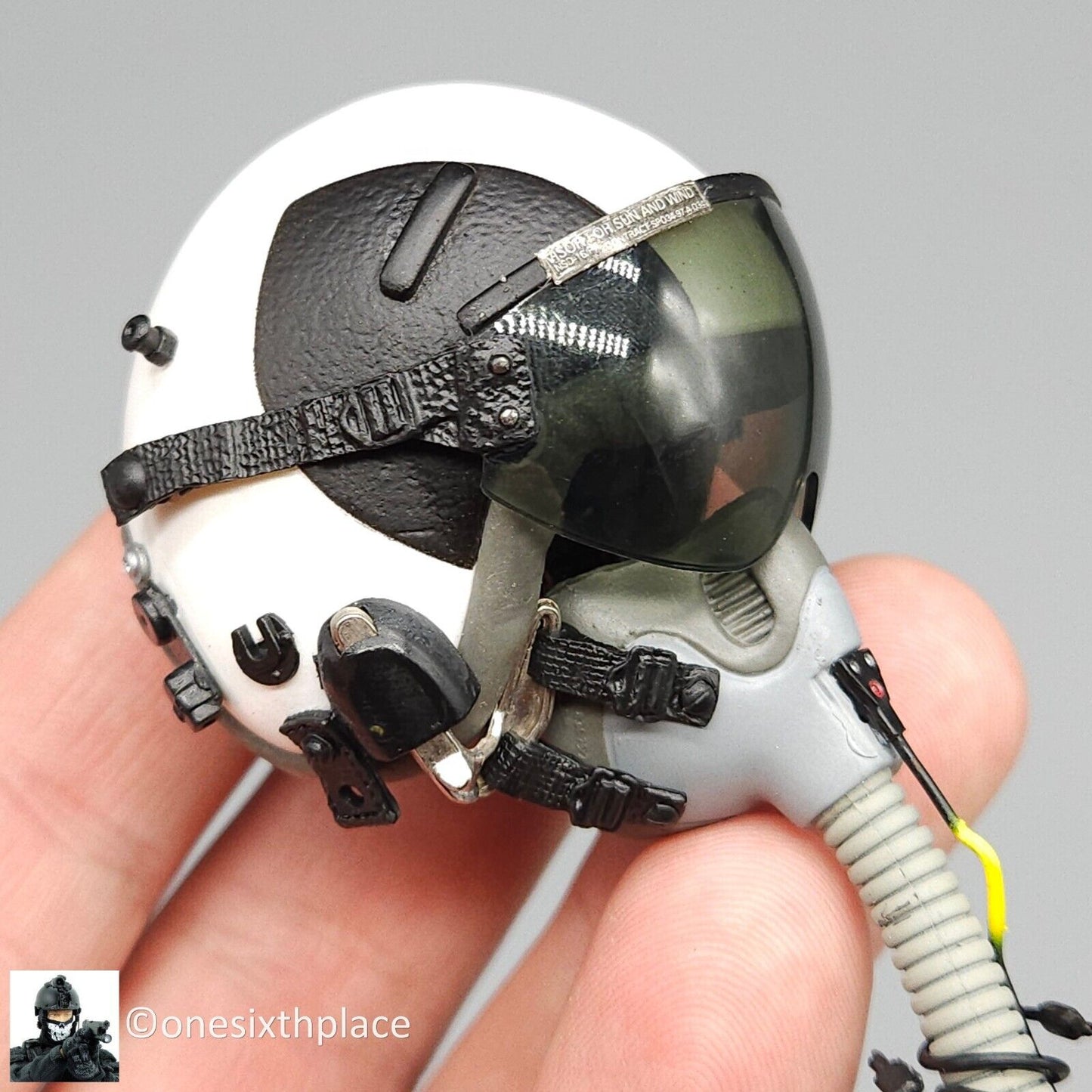 1:6 BBI Naval Pilot HGU-55 Flight Helmet Set READ NOTES for 12" Figures