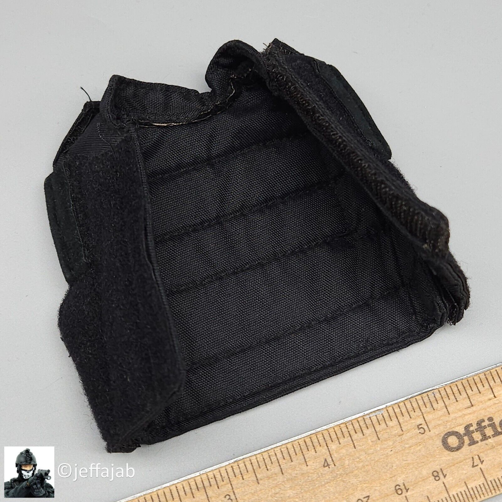 1:6 Ultimate Soldier SWAT Black Body Armor Vest for 12" Figures