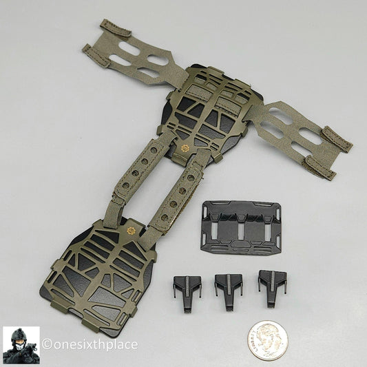 1:6 Easy & Simple PMC Geen Plate Frame Plate Carrier w/ SMR Pouches 06042D