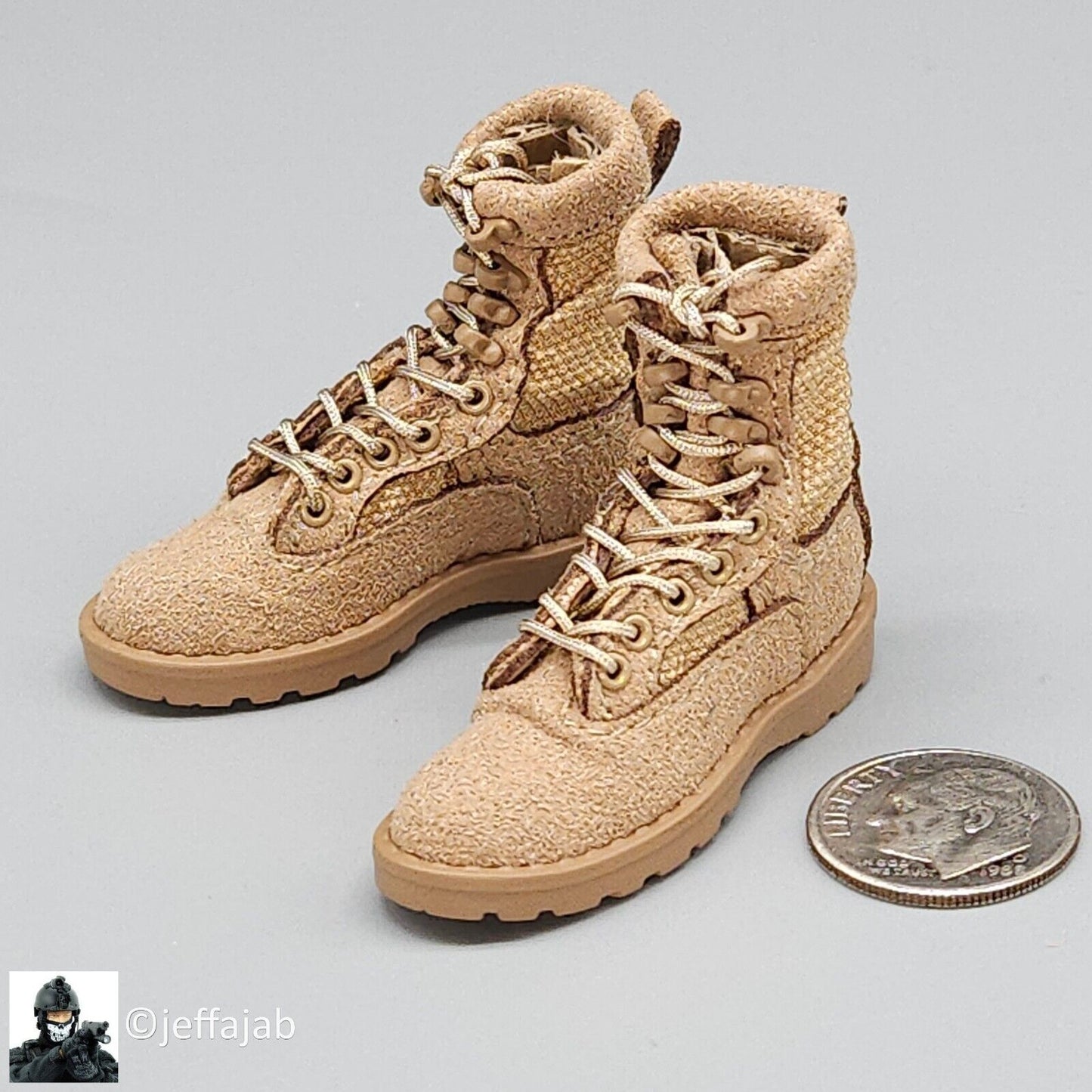 1:6 Easy & Simple Delta Force 2022 Cultural Support Team CST Female Tan Boots