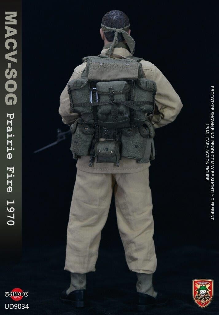 1:6 Ujindou Vietnam MACV-SOG Prairie Fire 1970 12" Action Figure UD9034