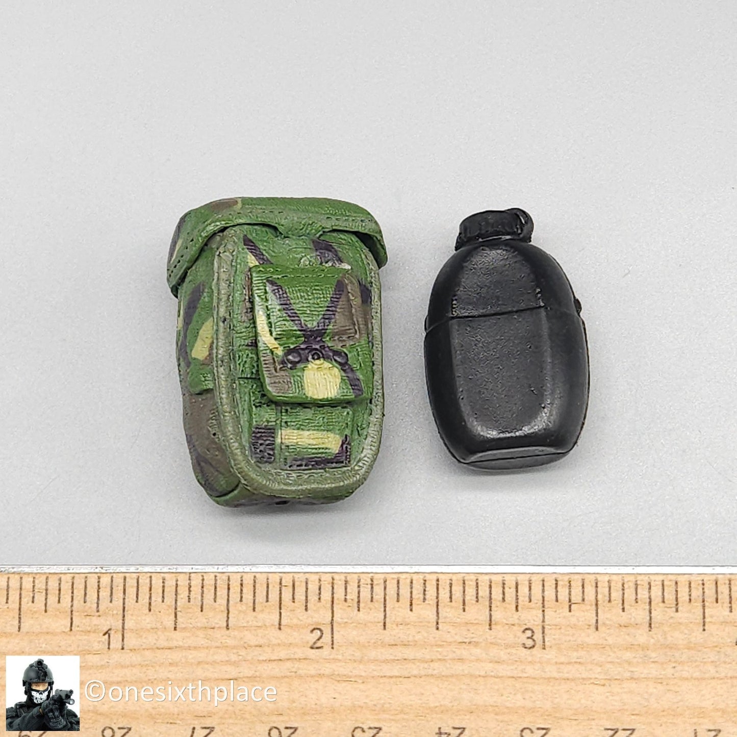 1:6 scale BBI British Royal Marines Allen Canteen w/ DPM Pouch for 12" Figures