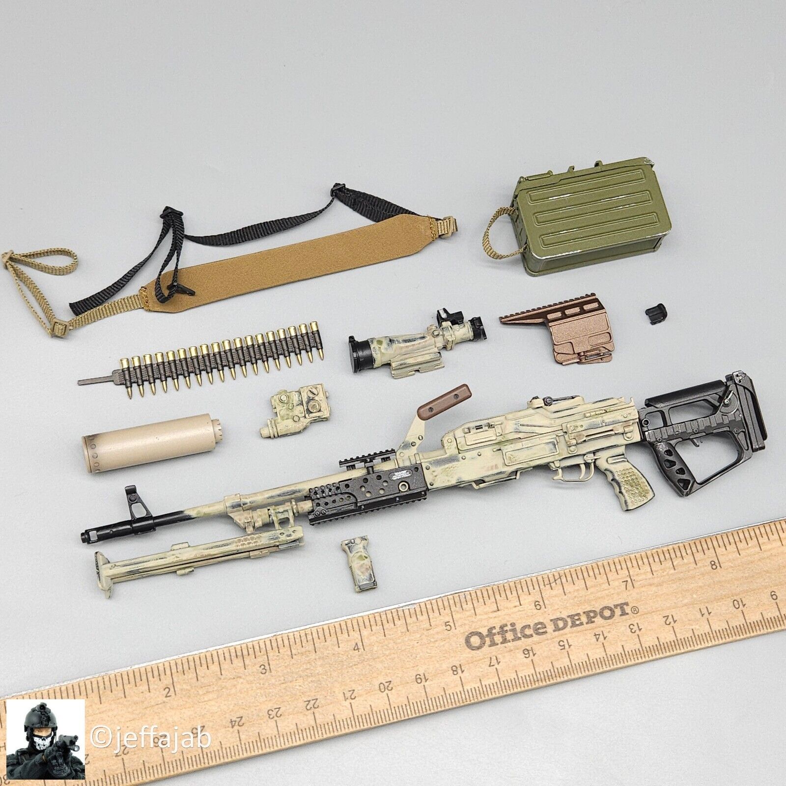 1:6 Easy & Simple Russian Special Operations Forces SSO A PKM Light Machine Gun