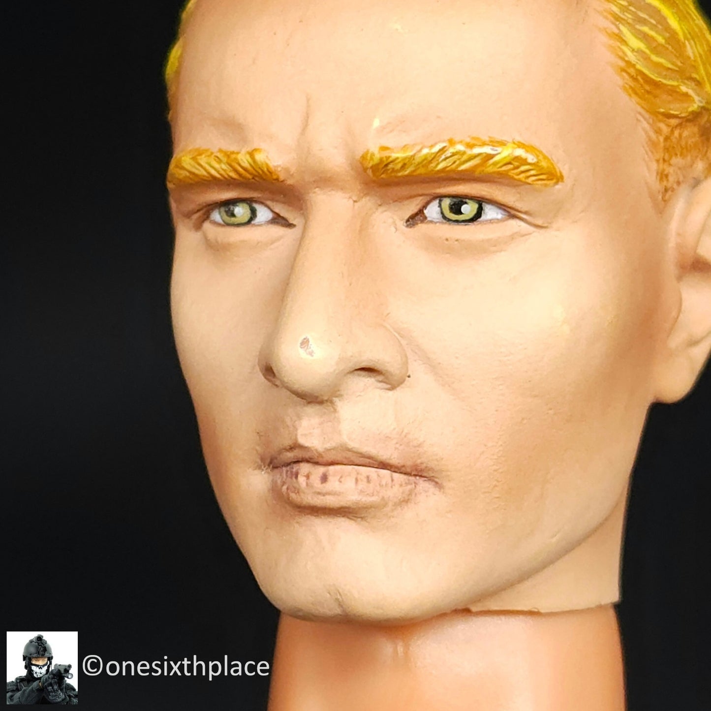 1:6 BBI WWII German Luftwaffe Pilot Otto Male Head Sculpt for 12" Figures