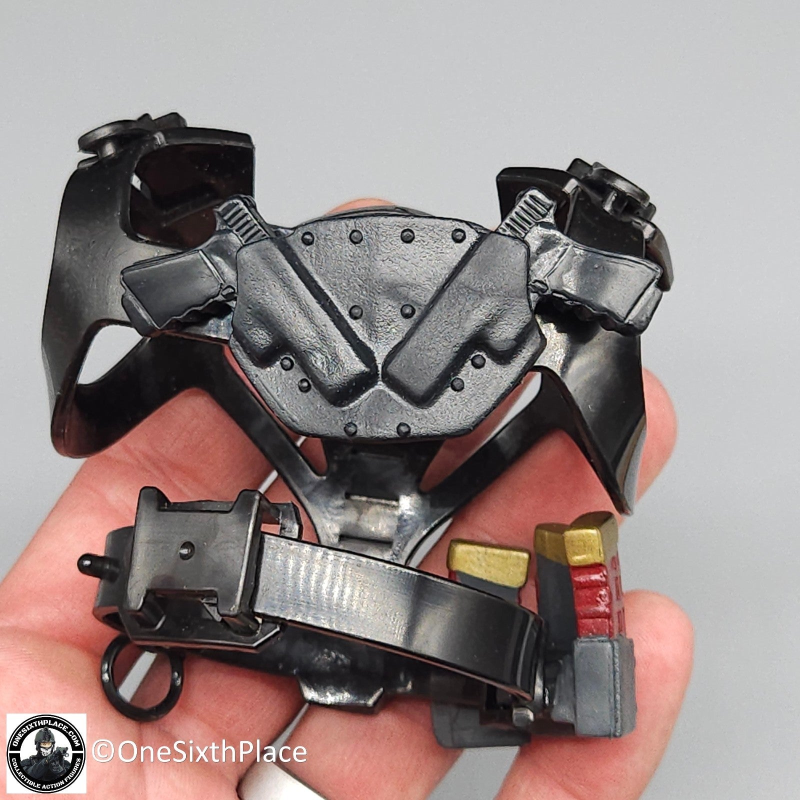 1:6 scale Custom Painted Hasbro Deadshot Vest for 12" Figures
