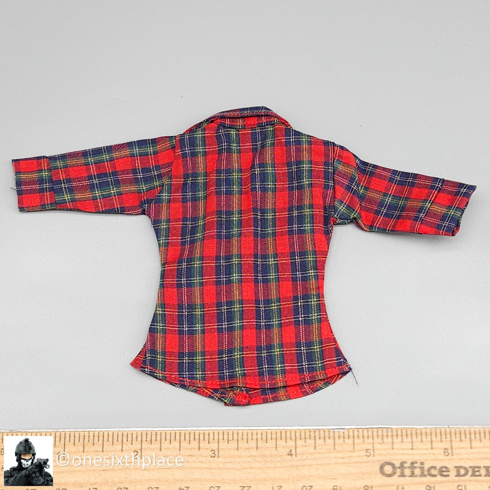 1:6 Triad Toys Odette Female Plaid Blouse Shirt for 12" Figures
