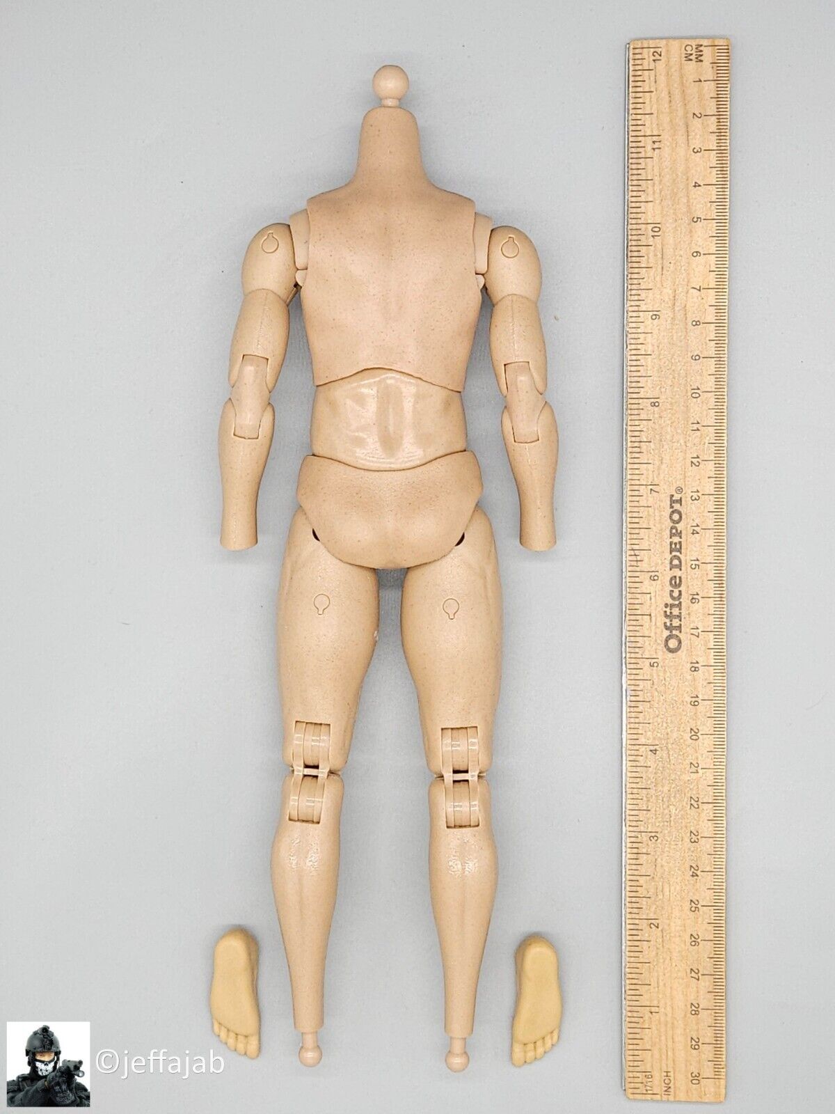 1:6 Easy & Simple MK3Mod2 Male Nude Body NEW STYLE for 12" Figures