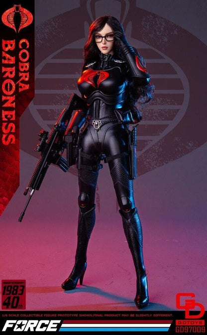 1:6 scale GD TOYS GI Joe Cobra Baroness 12" Female Figure GD-97009