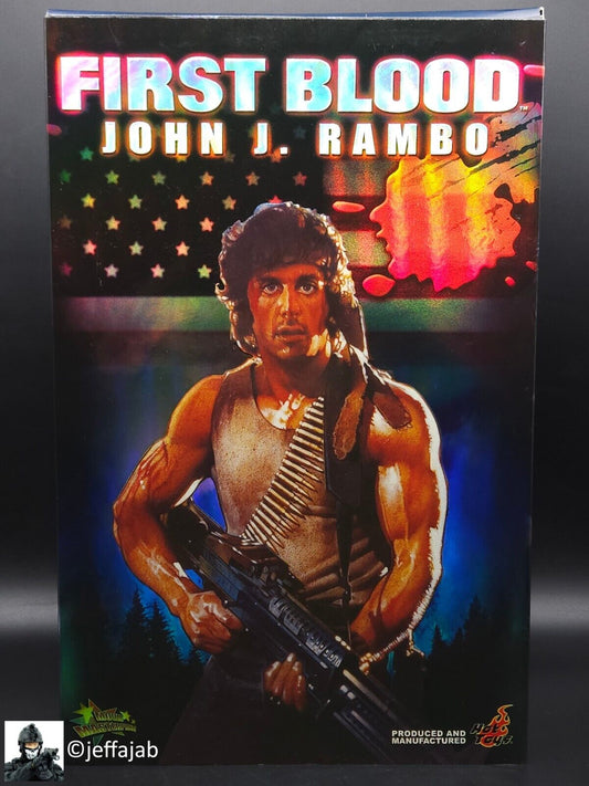 1:6 scale Hot Toys First Blood John J. Rambo Boxed 12" Action Figure MMS21