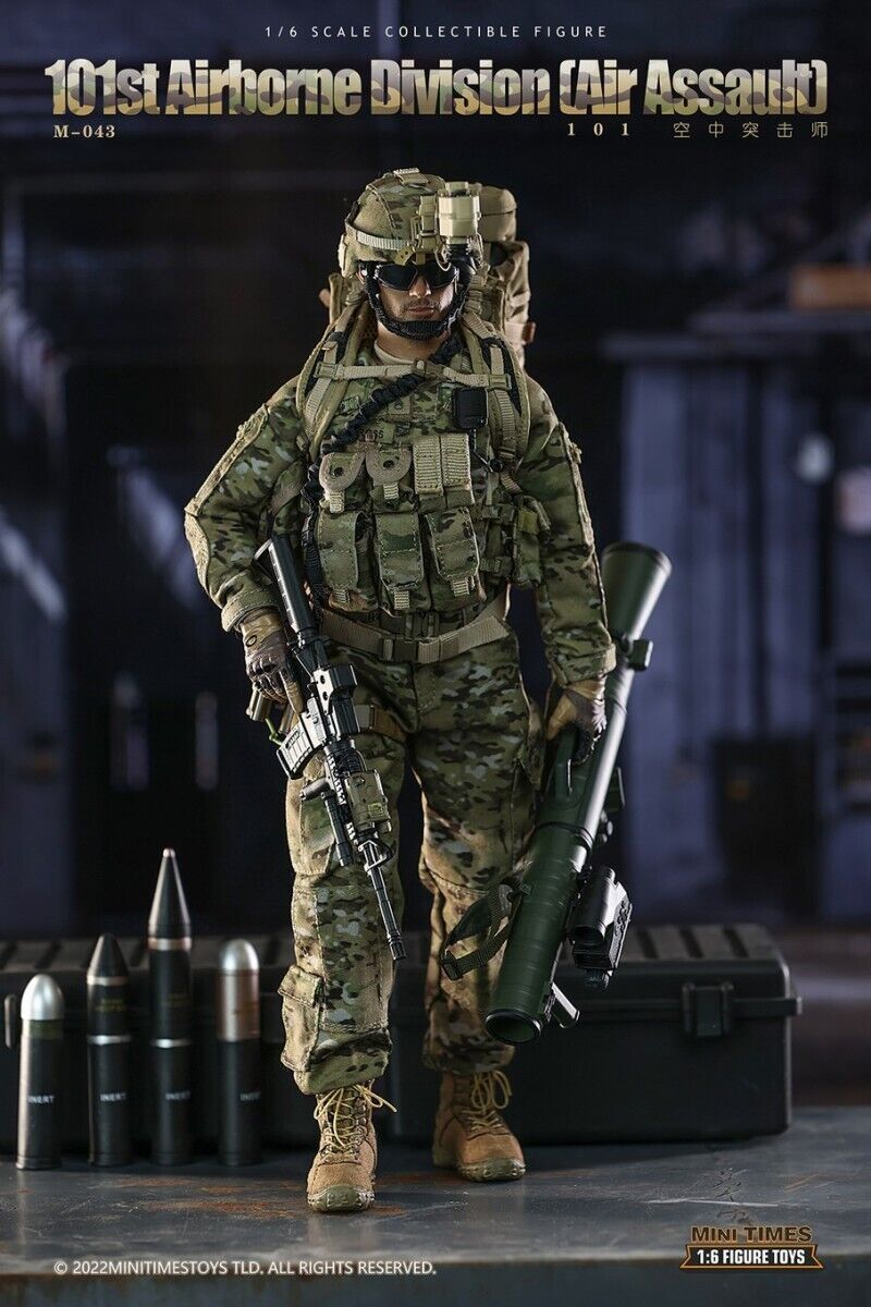1:6 Mini Times 101st Airborne Div Multicam OCP Combat Uniform for 12" Figures