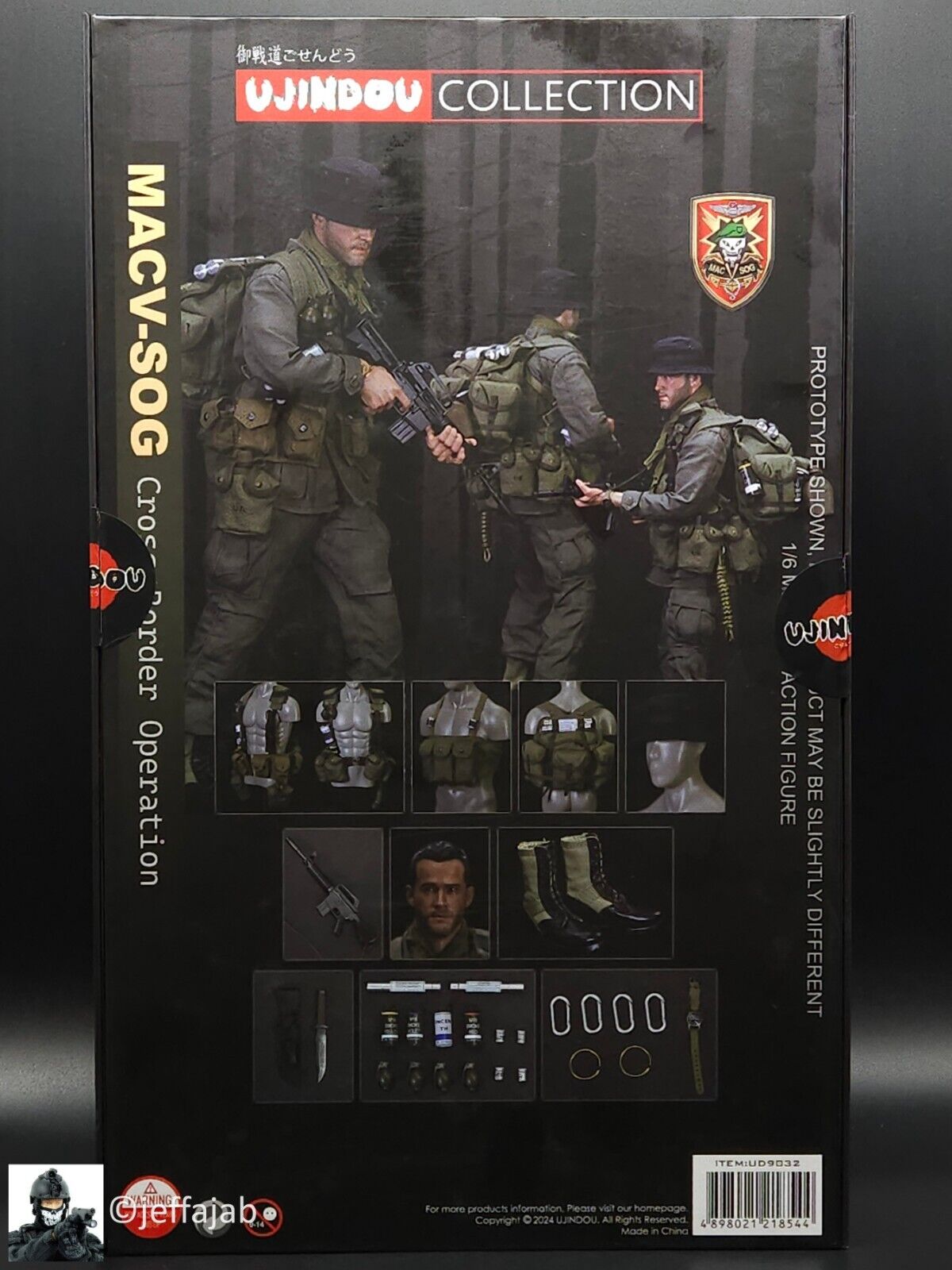 1:6 Ujindou Vietnam MACV-SOG Cross-Border Operation 12" Action Figure UD-9032