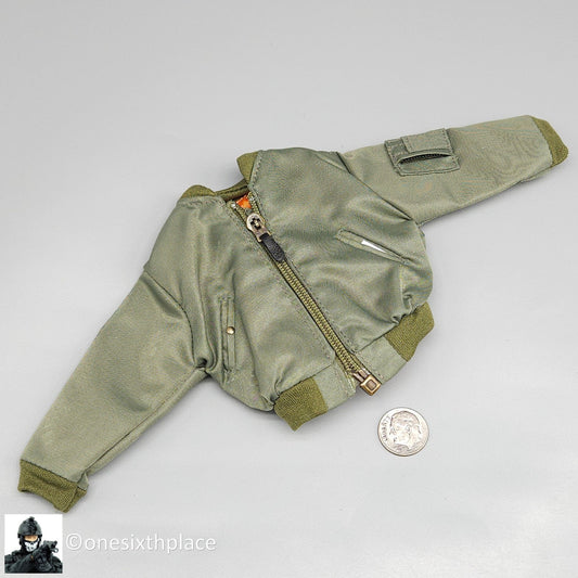 1:6 scale Dragon Pilot Mens MA-1 Flight Jacket USED READ NOTES for 12" Figures