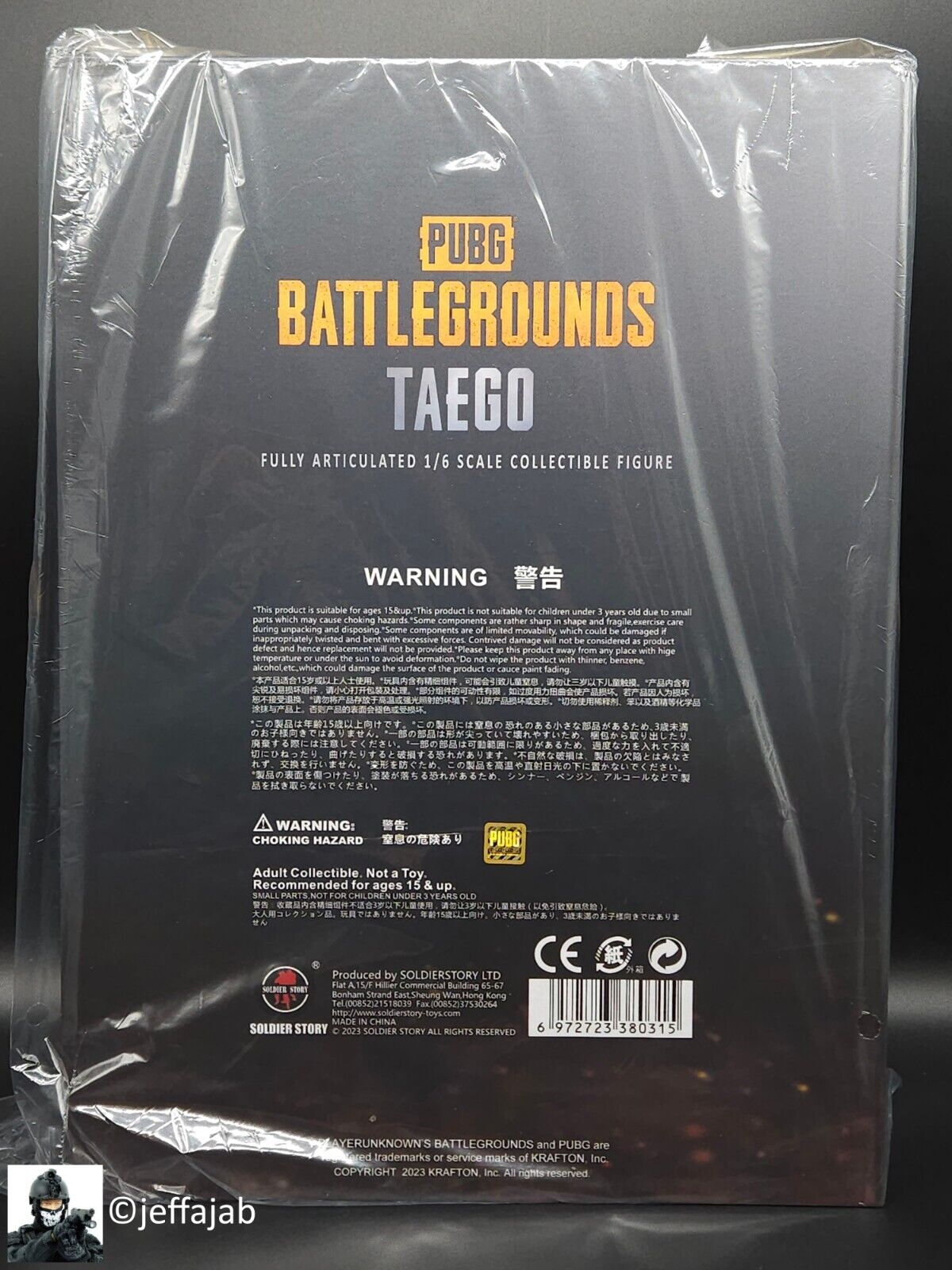 1:6 Soldier Story PUBG Battlegrounds Taego Venator 12" Female Figure SSG-007