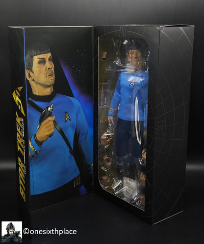 1:6 scale QMX Quantum Mechanix Star Trek Spock 12" Figure STR-0069