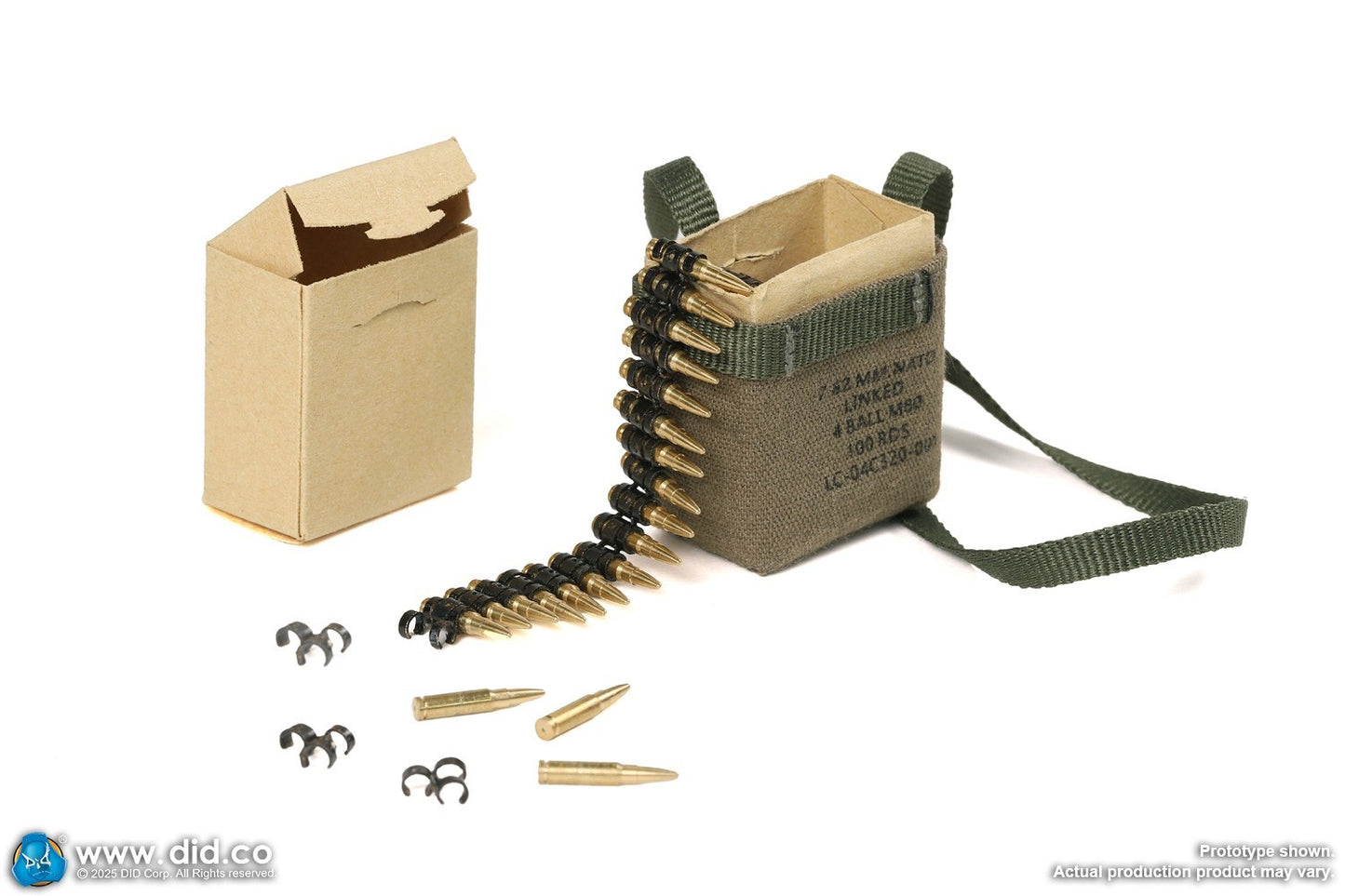 1:6 scale DiD Vietnam US Army Colonel James M60 Ammo Bandolier for 12" Figures