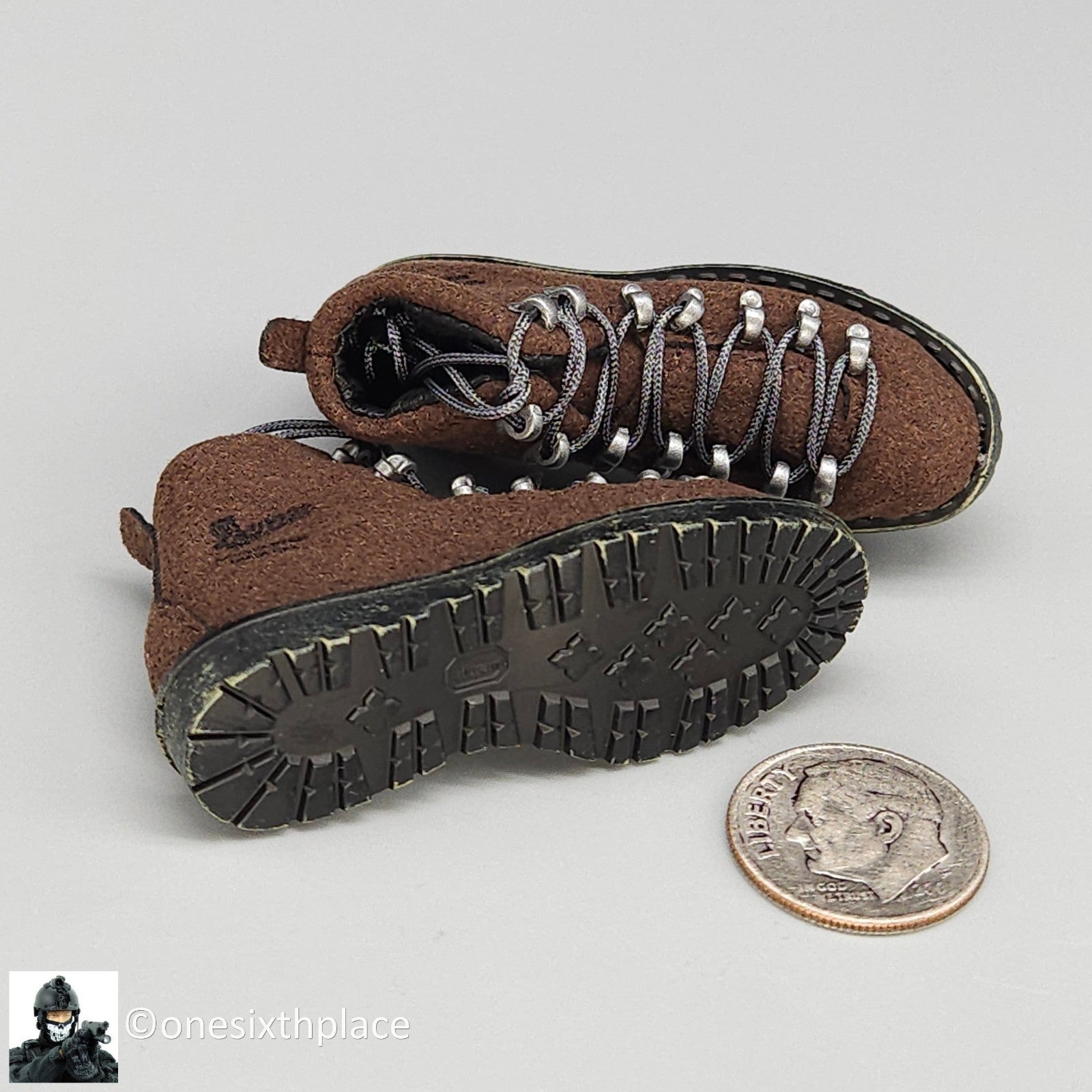 1:6 scale Easy & Simple Coalition Forces Hiking Boots for 12" Figure 26065SC