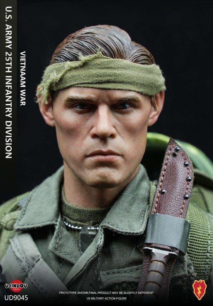 1:6 scale Ujindou Vietnam US Army 25th Infantry Division 1911 Pistol w/ Holster