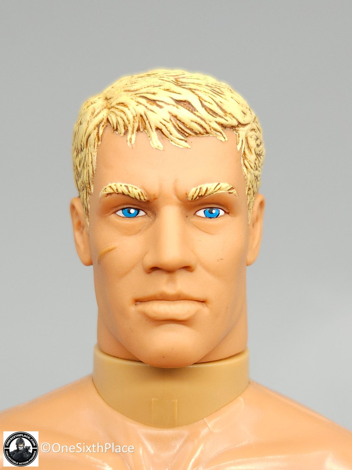 1:6 scale Hasbro GI Joe 1996 Male Nude Body w/ Blond Highlights Hair 12" Figure