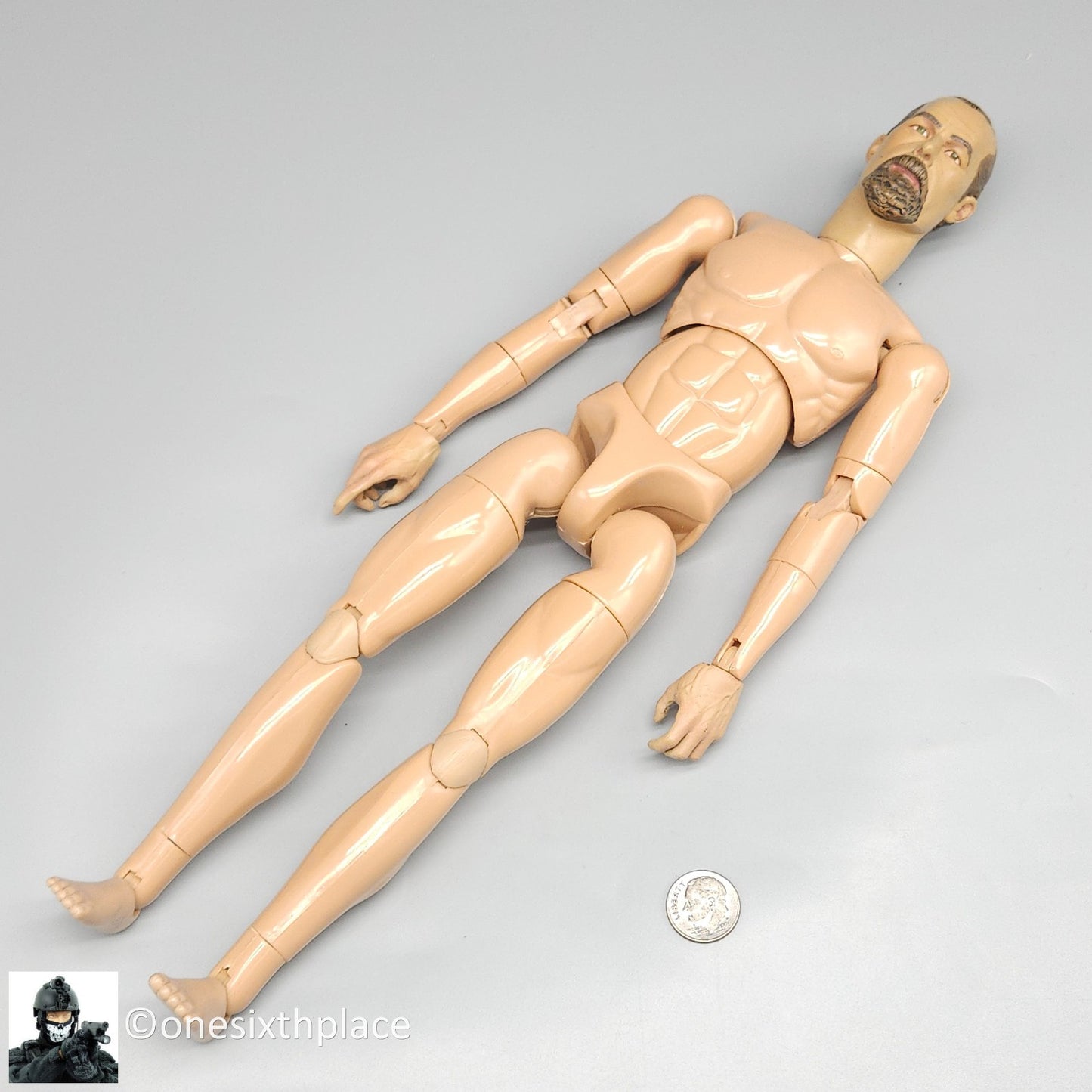 1:6 scale Sideshow Civil War 57th Virginia Infantry Male Nude Body 12" Figure