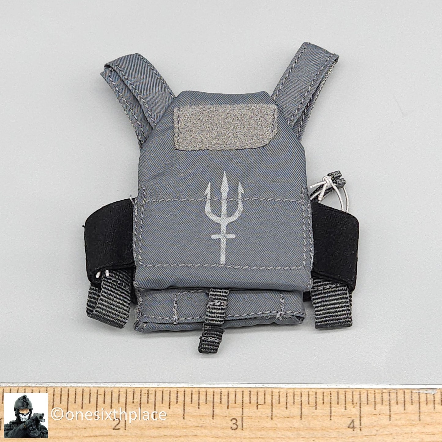 1:6 scale Easy & Simple PMC Weapon Specialist Gray Plate Carrier