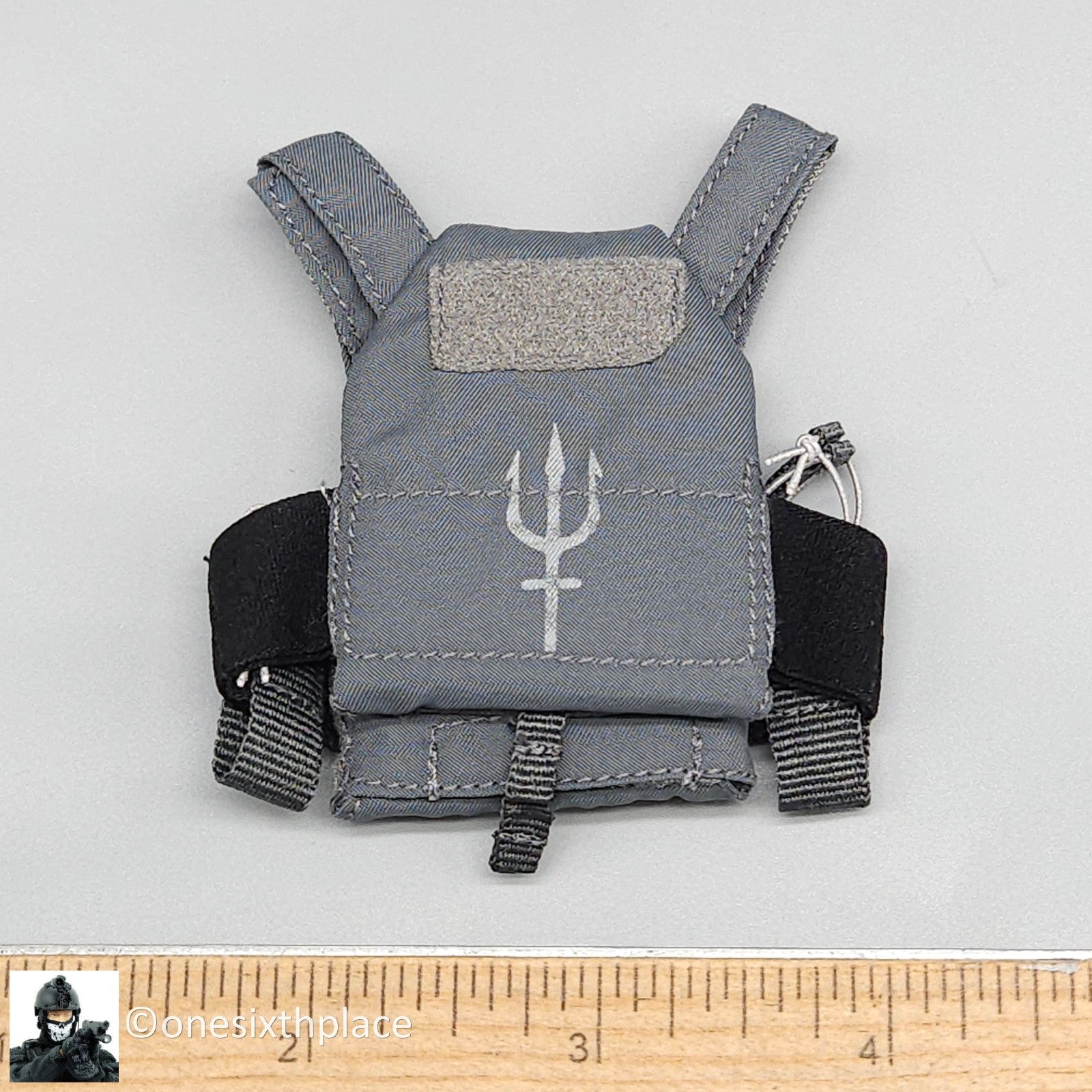 1:6 scale Easy & Simple PMC Weapon Specialist Gray Plate Carrier