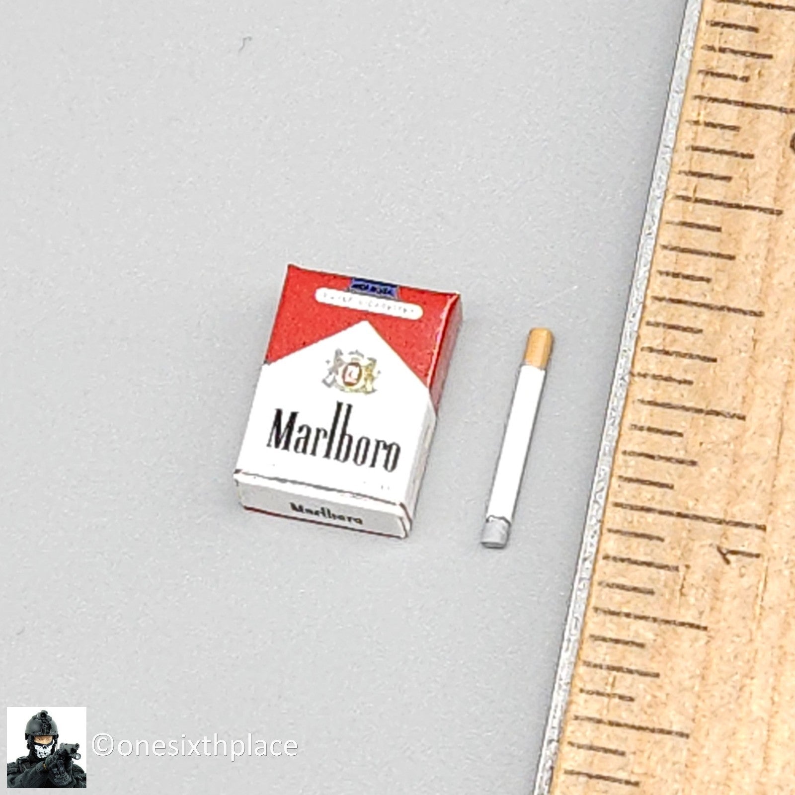 1:6 scale Flagset Serbia Sniper Cigarette Pack w/ Cigarette for !2" Figures