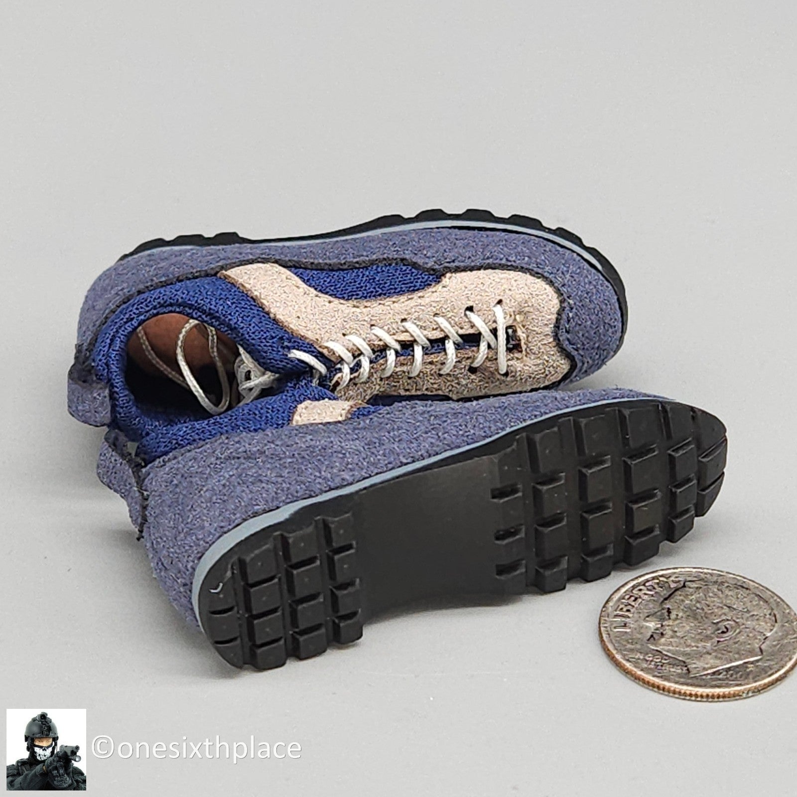 1:6 scale Flagset Serbia Sniper Mens Cloth Sneakers (Foot Type) for !2" Figures
