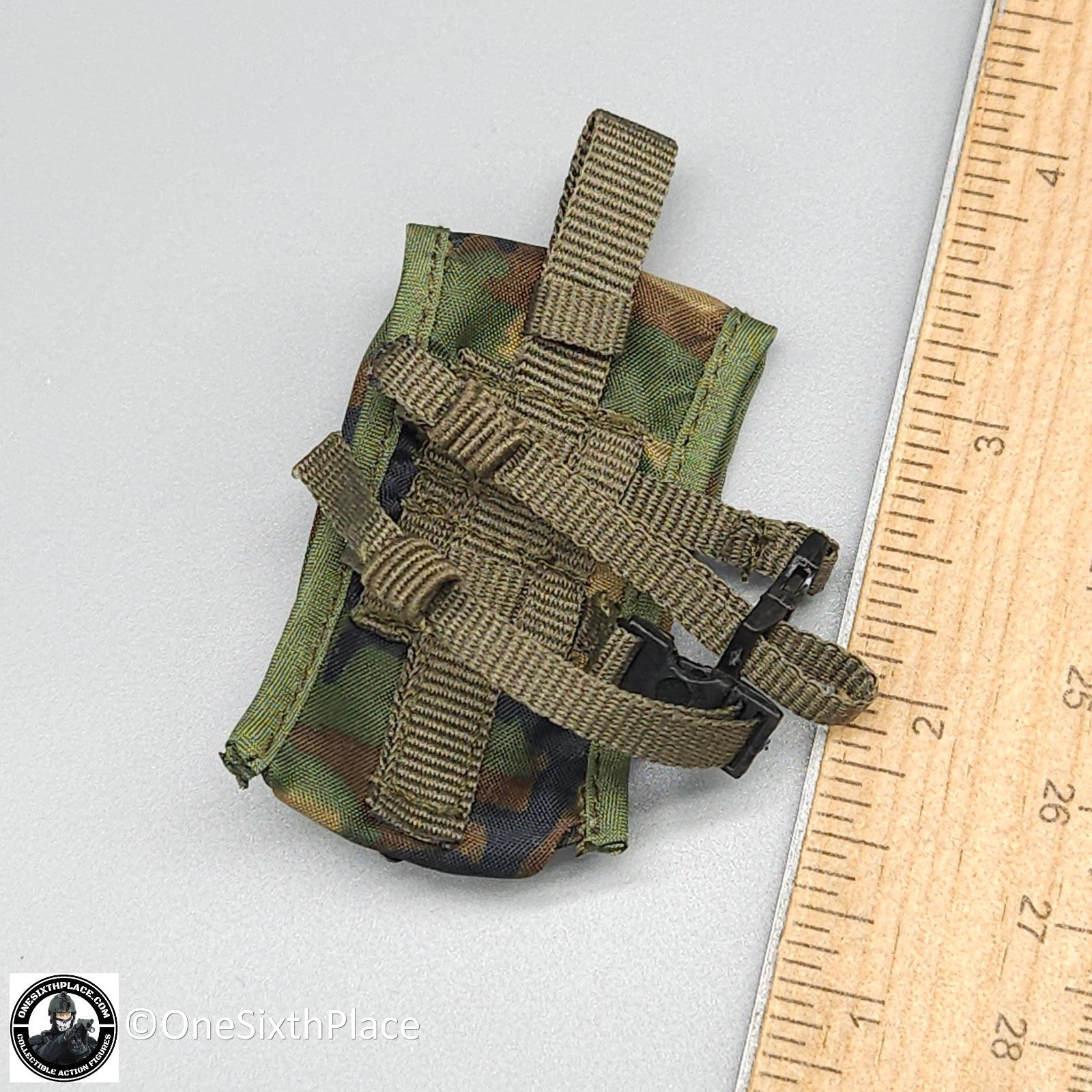 1:6 scale DamToys CAG Leader Woodland Camo Drop Leg Pouch for 12" Figures