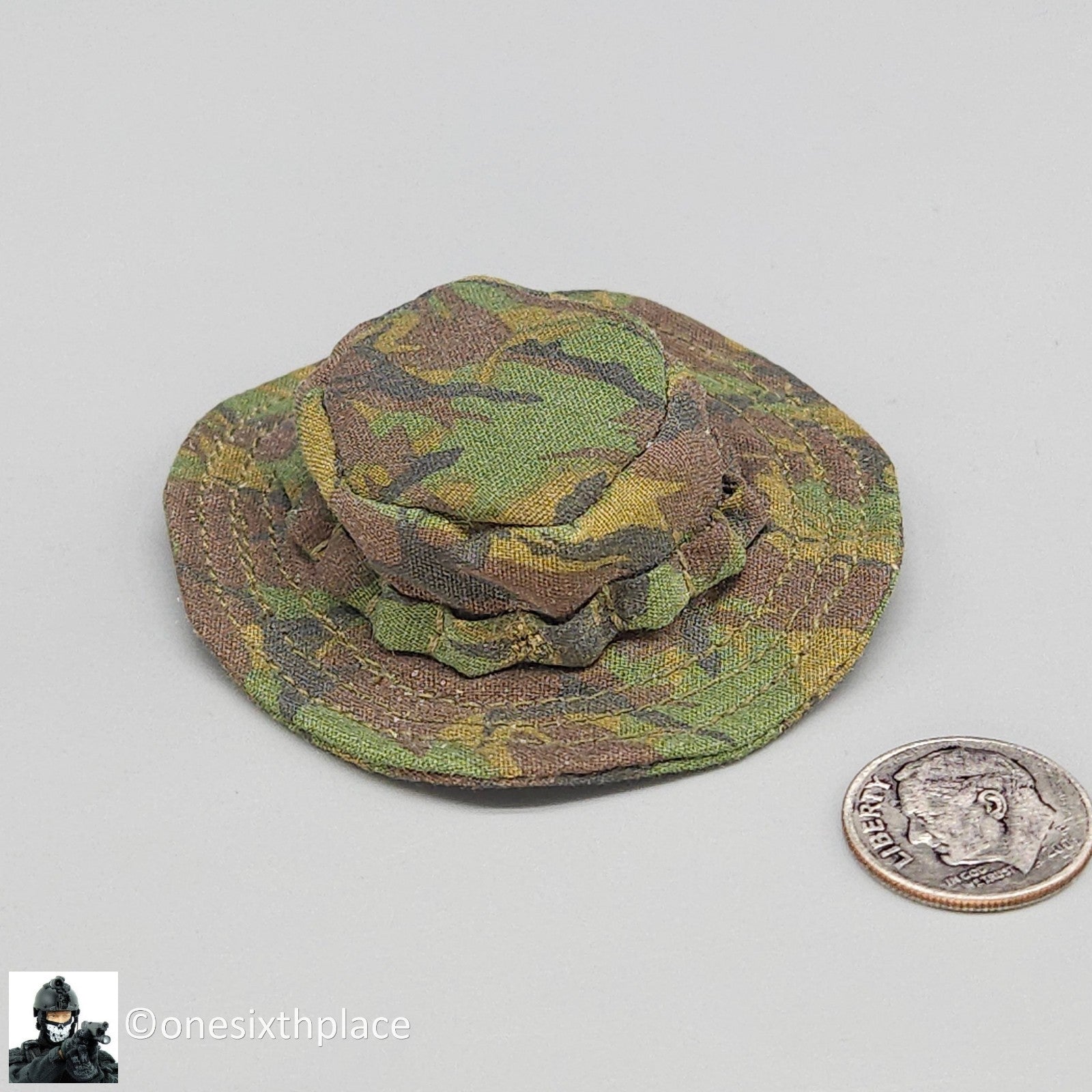 1:6 scale Barrack Sergeant British Woodland DPM Camo Boonie Hat for 12" Figures