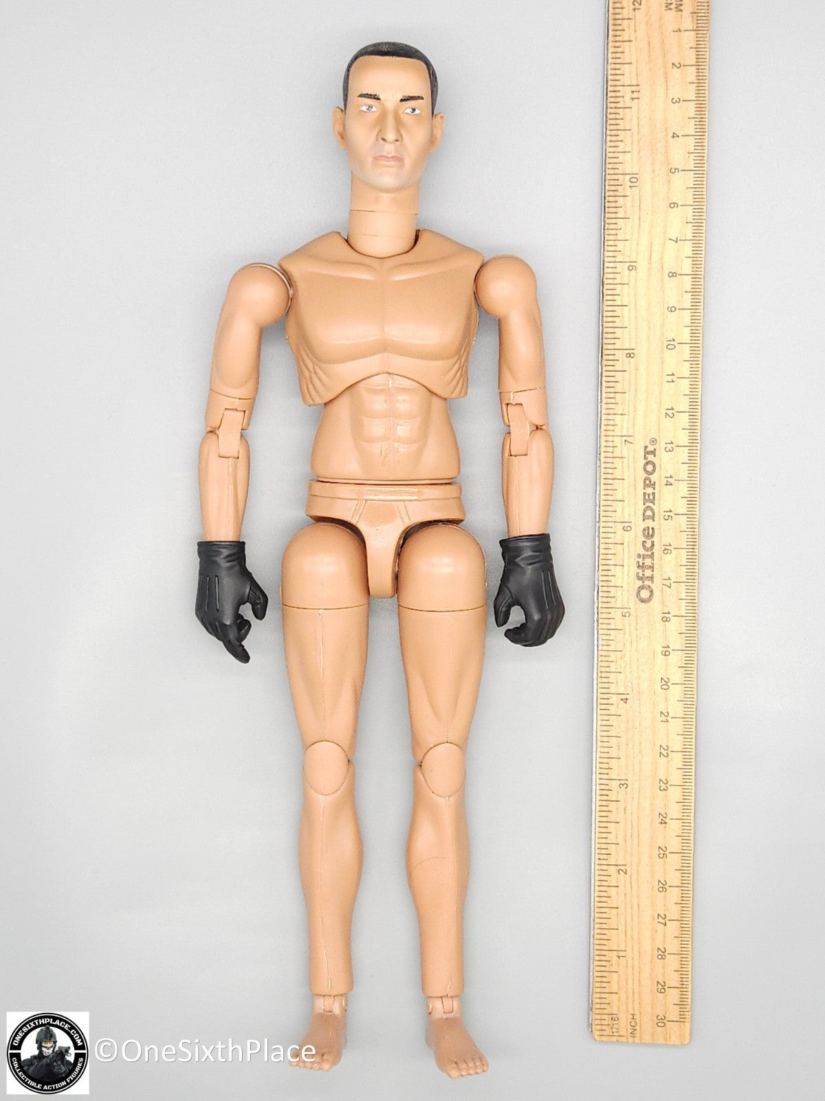 1:6 scale BBI USMC John Salias Male G1 Body w/ Head & Gloved Hands 12" Figure