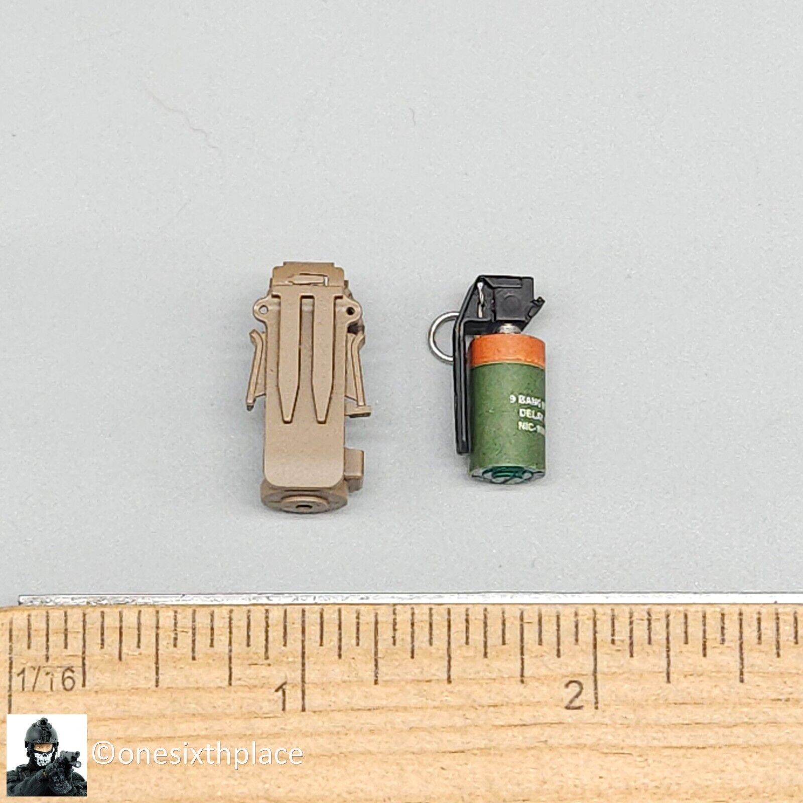 1:6 Soldier Story The Division 2 Agent Heather Ward BTV-EL Grenade & Tan Pouch