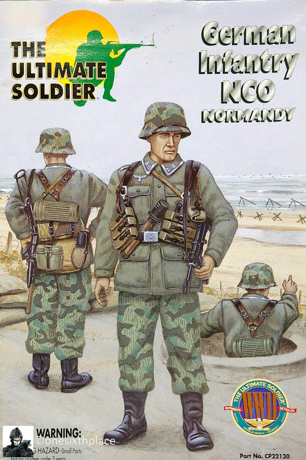 1:6 scale Ultimate Soldier WWII German NCO Splinter Camo Helmet for 12" Figures