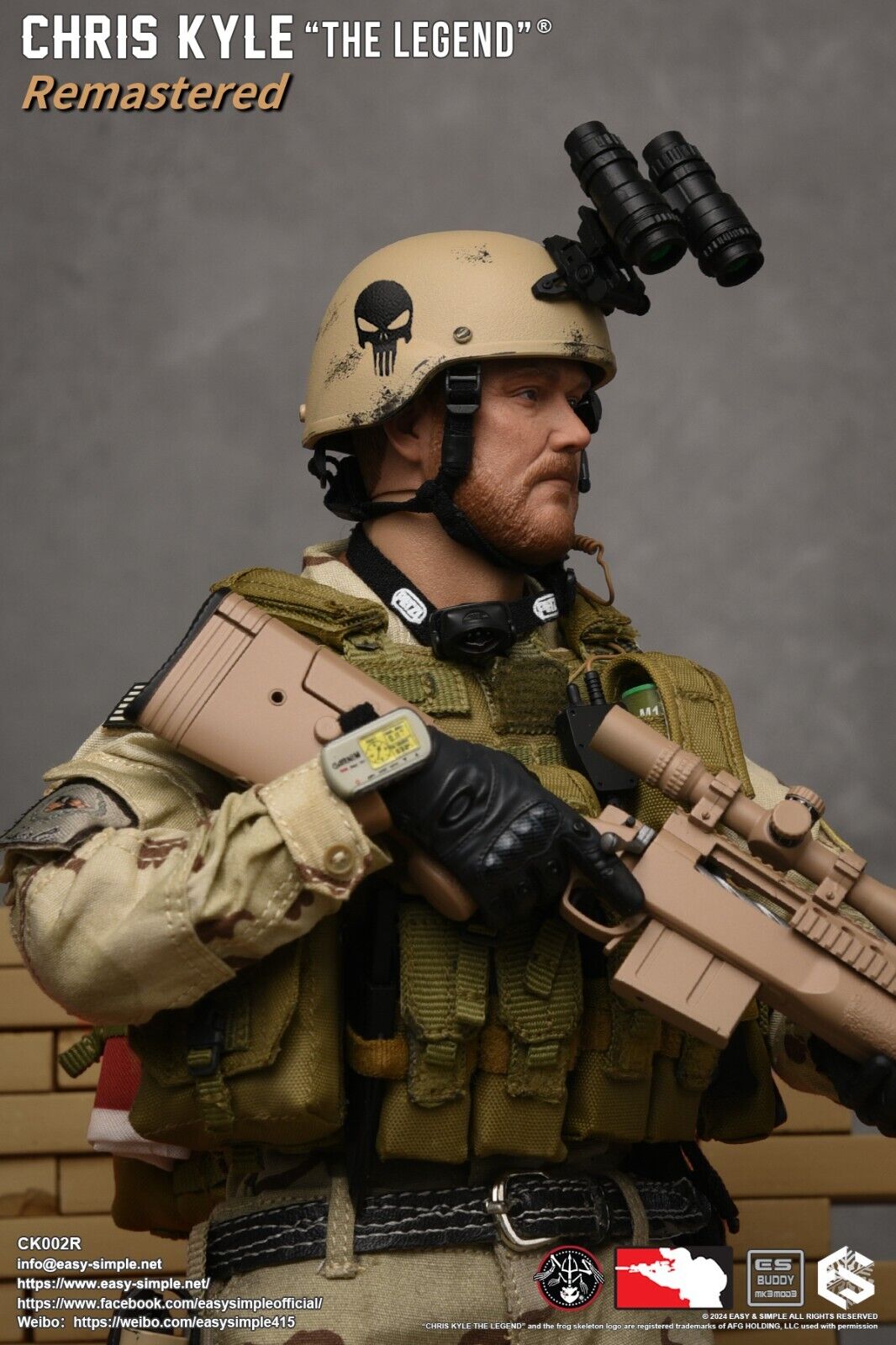 1:6 scale Easy & Simple Chris Kyle The Legend Remastered Regular Version CK002R