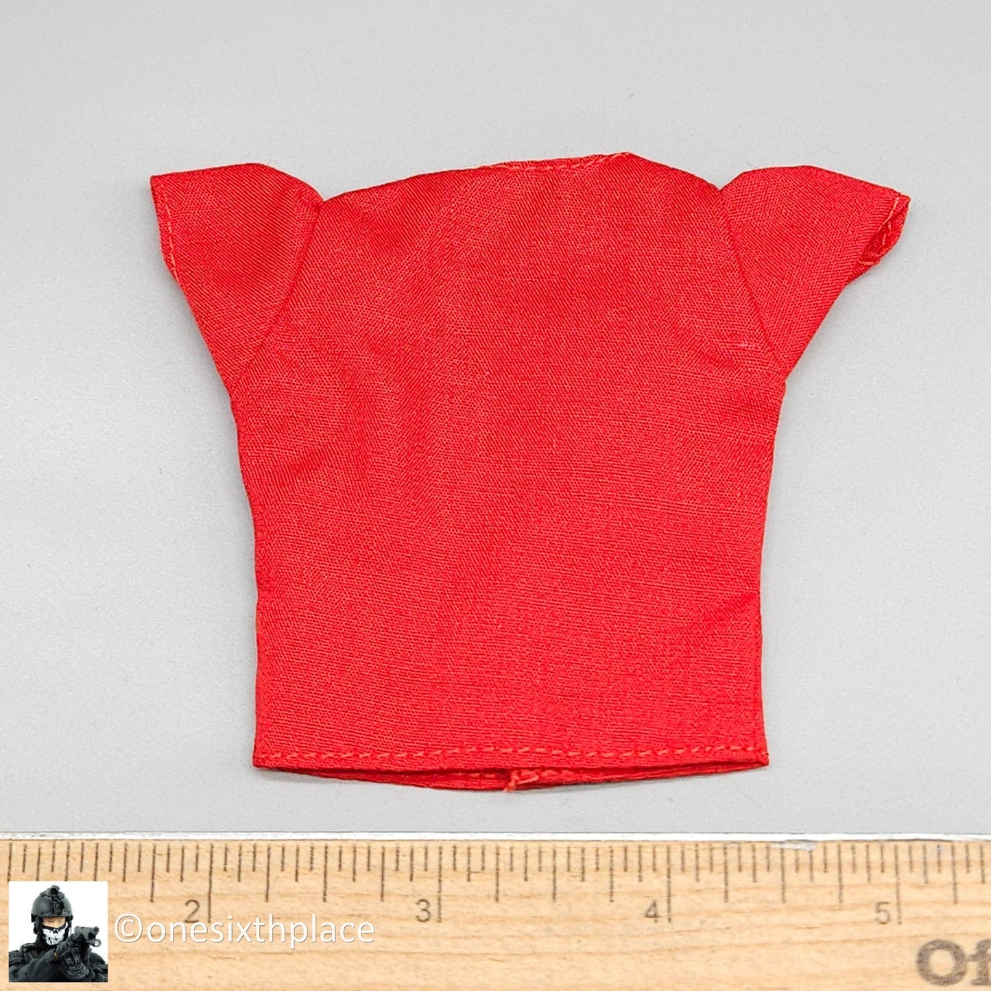 1:6 Triad Toys Summer Belles Female Red Shirt Top for 12" Figures