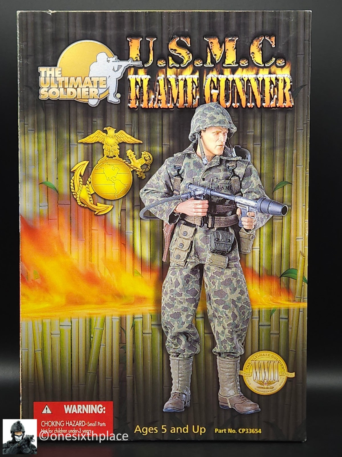 1:6 scale Ultimate Soldier WWII USMC Flame Gunner 12" Action Figure