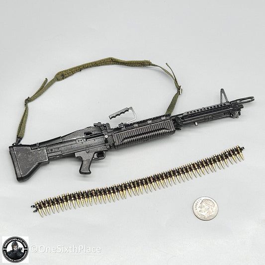 1:6 scale DiD Vietnam US Army Colonel James Metal M60 Machine Gun for 12" Figure