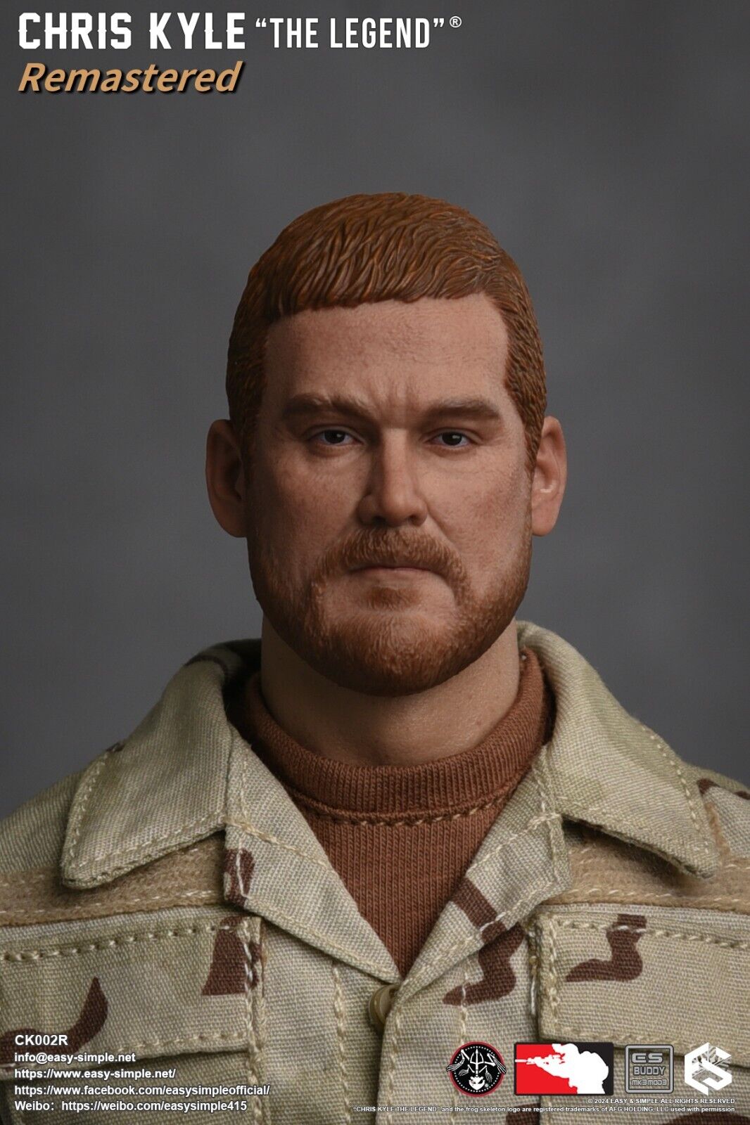 1:6 scale Easy & Simple Chris Kyle The Legend Remastered Regular Version CK002R