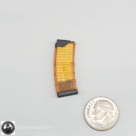 1:6 Easy & Simple PMC Translucent M4 Rifle Ammo Mag for 12" Figures 06036E