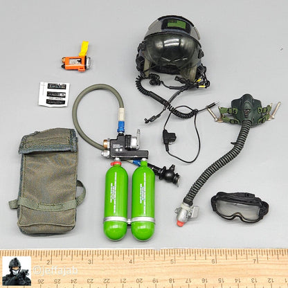 1:6 BBI Navy SEAL HALO Helmet Oxygen Tank & Goggles for 12" Figures