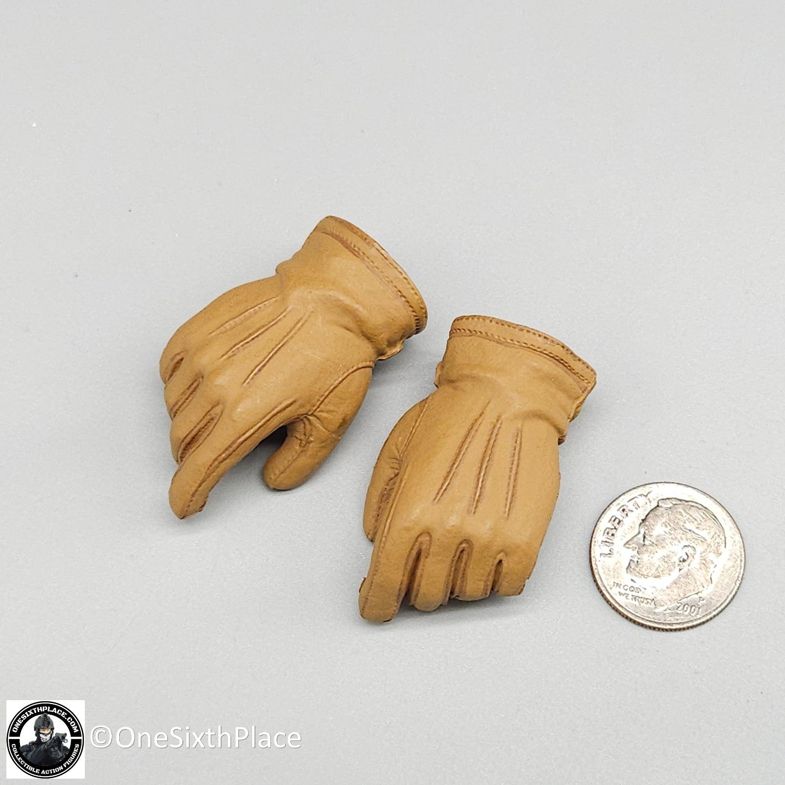 1:6 WWII US 2nd Armored Div Tank Loader "Coon Ass" Gloved Hands for 12" Figures