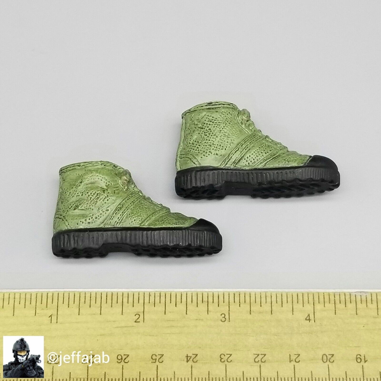 1;6 Ultimate Soldier Vietnam NVA Regular Green Boots for 12" GI Joe Dragon 