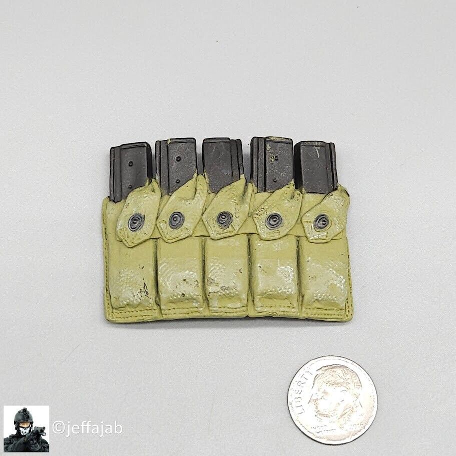 1:6 Ultimate Soldier WWII US Thompson Ammo Mag Pouch for 12" Figures USMC