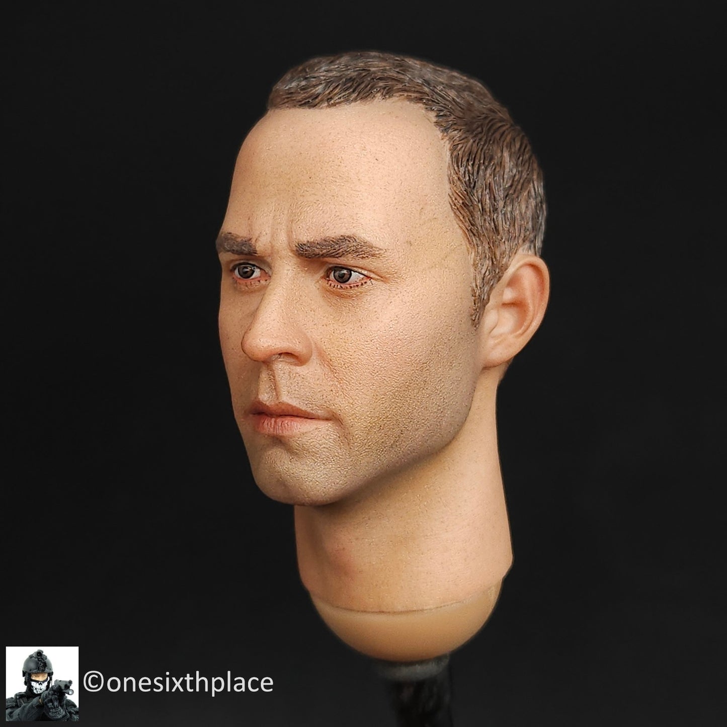 1:6 Scale DiD WWII US 2nd Ranger Battalion Medic Wade Male Head Sculpt