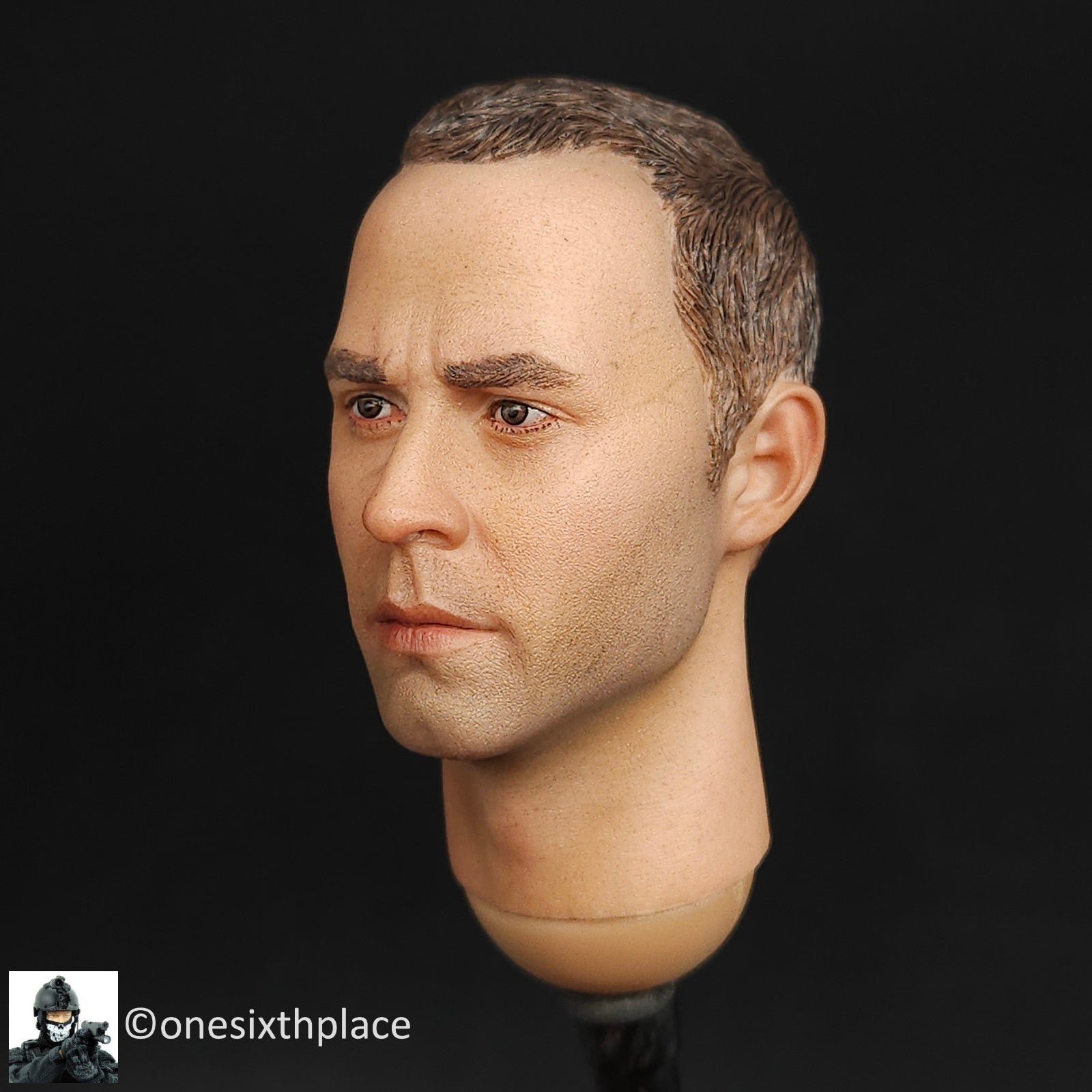 1:6 Scale DiD WWII US 2nd Ranger Battalion Medic Wade Male Head Sculpt